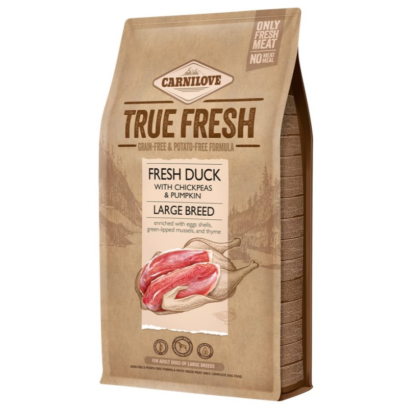 CARNILOVE True Fresh Dog Adult Large Breed Duck 11,4kg
