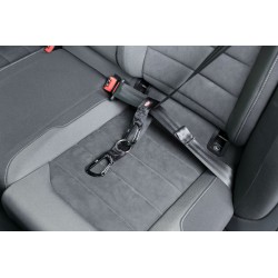 TRIXIE Pasek z karabińczykami do pasa bezpieczeństwa - czarny XS-S