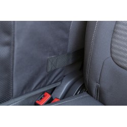 TRIXIE Fotelik samochodowy dla psa lub kota - czarny/szary