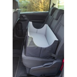 TRIXIE Fotelik samochodowy podwójny dla psa lub kota czarny/szary