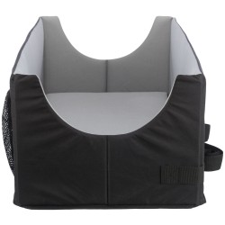 TRIXIE Fotelik samochodowy podwójny dla psa lub kota czarny/szary