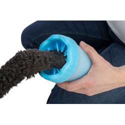 TRIXIE Czyścik do łap dla psa - niebieski S-M