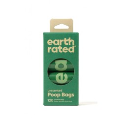 EARTH RATED Poop Bags - woreczki bezzapachowe 8x 15 szt. (120 sztuk)