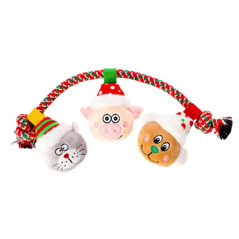 DINGO Sznur Elf Brothers 34 cm - zabawka pluszowa dla psa