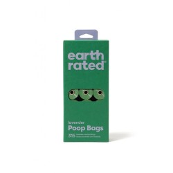 EARTH RATED Poop Bags lavender - woreczki lawendowe 21x 15 szt. (315 sztuk)
