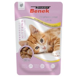 SUPER BENEK Cat Indyk w galarecie dla kociąt 100g