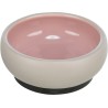 TRIXIE Ceramiczna miska z gumową podstawą dla kota 0,3 l / śr. 11 cm