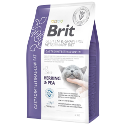 BRIT Grain Free Veterinary Diets Cat Gastrointestinal-Low Fat 2kg