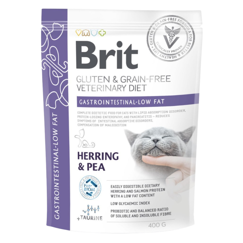 BRIT Grain Free Veterinary Diets Cat Gastrointestinal-Low Fat 5 kg