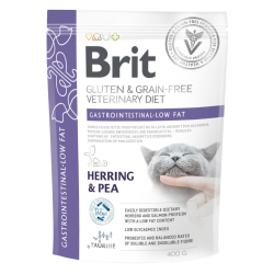 BRIT Grain Free Veterinary Diets Cat Gastrointestinal-Low Fat 400g