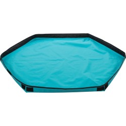 TRIXIE Wybieg przenośny dla kawii domowych / królików 150 x 65 cm - turkusowy / jasnoszary