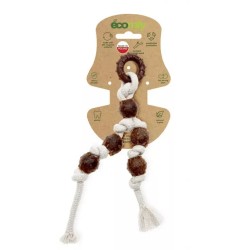 ECOMFY Zabawka Dental Toother Eco Woody 26 cm - 6 elementów