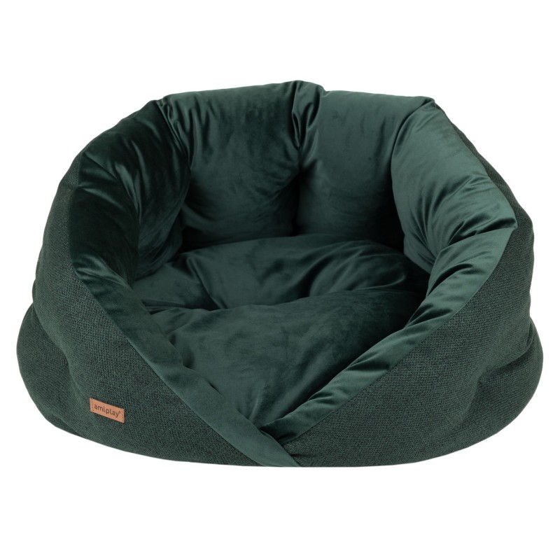 AMIPLAY Legowisko kokon Siena - Zielony M