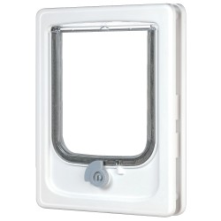 ZOLUX Drzwi dla kota do drzwi drewnianych Białe