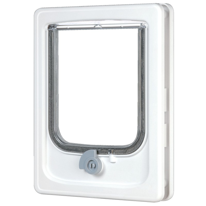 ZOLUX Drzwi dla kota do drzwi drewnianych Białe