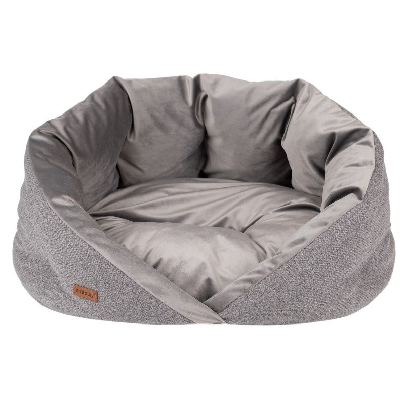 AMIPLAY Legowisko kokon Siena - Szary S