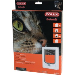 ZOLUX Drzwi dla kota do drzwi drewnianych Białe