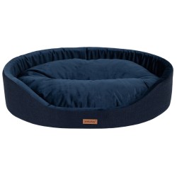 AMIPLAY Legowisko owalne Siena - Granatowy XL