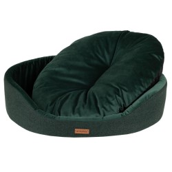 AMIPLAY Legowisko owalne Siena - Zielony M