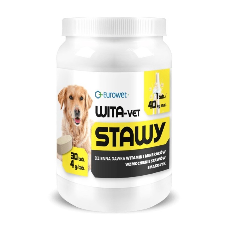 EUROWET Wita-Vet Pies Stawy 30 tabletek (4g)