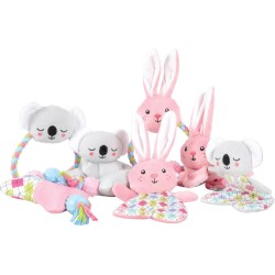 ZOLUX Zabawka pluszowa dla szczeniaka Tiny przytulanka 19cm - różowa