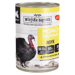 WIEJSKA ZAGRODA Monobiałkowa dla kociąt - Indyk 200g