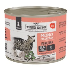 WIEJSKA ZAGRODA Monobiałkowa dla szczeniąt - Jagnięcina 6x 400g