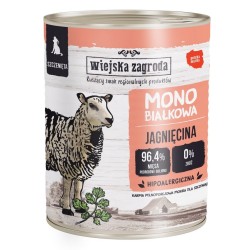 WIEJSKA ZAGRODA Monobiałkowa dla szczeniąt - Jagnięcina 800g