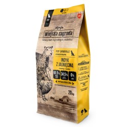 WIEJSKA ZAGRODA PIES Indyk z jagnięciną - rozmiar chrupek S 9 kg