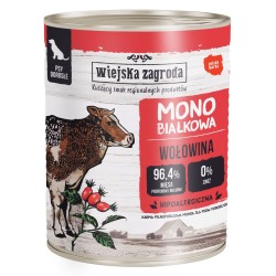 WIEJSKA ZAGRODA Monobiałkowa dla psa - Wołowina 800g