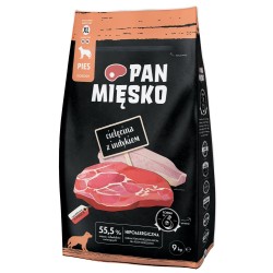 PAN MIĘSKO Cielęcina z indykiem - rozmiar chrupek XL 3 kg