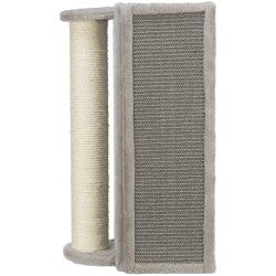 TRIXIE Drapak narożny ze słupkiem dla kota 19 x 58 x 19 cm - szary