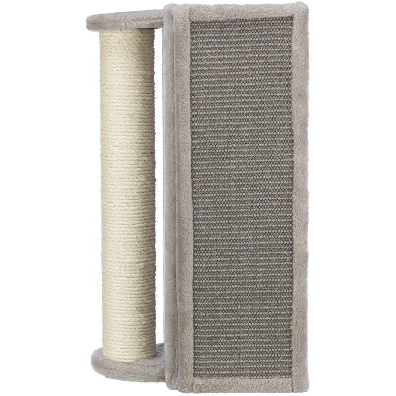 TRIXIE Drapak narożny ze słupkiem dla kota 19 x 58 x 19 cm - szary