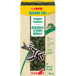 SERA Spirulina Tabs 24tabl. - pokarm roślinny