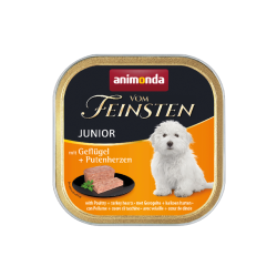 ANIMONDA Vom Feinsten Junior drób i serca indycze 22x 150g