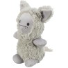 TRIXIE Potworek zabawka dla psa, plusz/lina 32 cm - szary