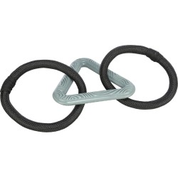 TRIXIE CityStyle Trójkąt z obręczami z liny - zabawka TPR dla psa 44 cm