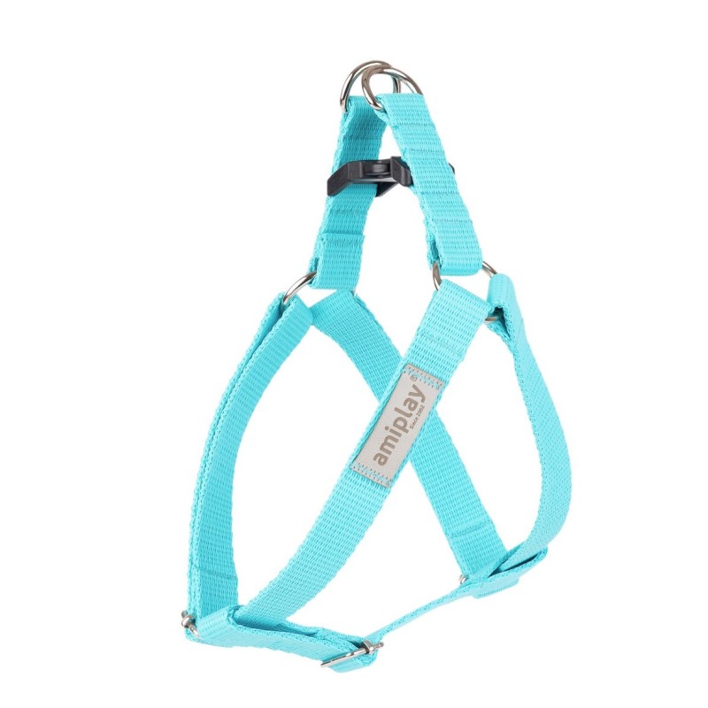 AMIPLAY Szelki regulowane Samba Step-in - Turkusowy L