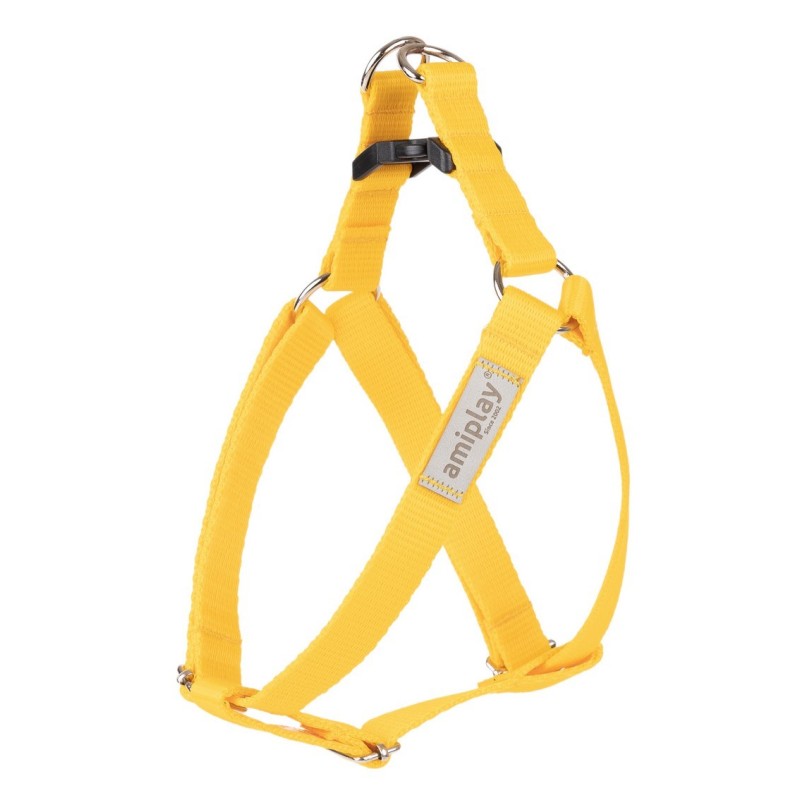AMIPLAY Szelki regulowane Samba Step-in - Żółty M