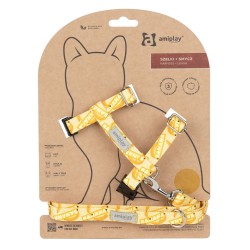 AMIPLAY Samba Cat Szelki ze smyczą dla kota - Banana M
