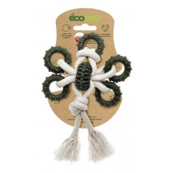 ECOMFY Zabawka Dental Toother Eco Olive 20 cm - Motyl