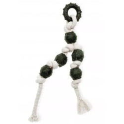 ECOMFY Zabawka Dental Toother Eco Olive 26 cm - 6 elementów