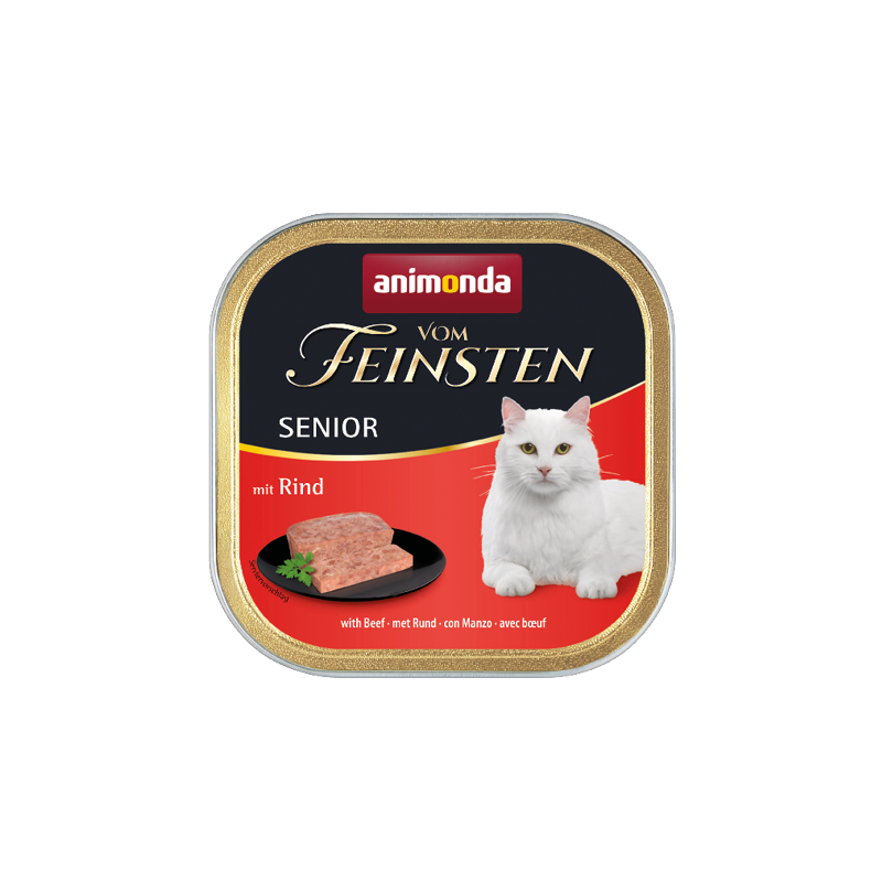 ANIMONDA Cat Vom Feinsten Senior - Wołowina 32x 100g