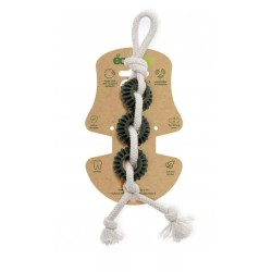 ECOMFY Zabawka Dental Toother Eco Olive 30 cm - 3 elementy
