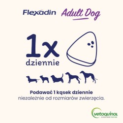 VETOQUINOL Flexadin Adult Dog 60 kąsków