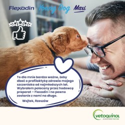 VETOQUINOL Flexadin Young Dog Maxi 60 kąsków