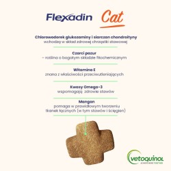 VETOQUINOL Flexadin Cat 60 kąsków
