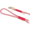 TRIXIE Soft Rope Smycz dla psa - czerwony/kremowy