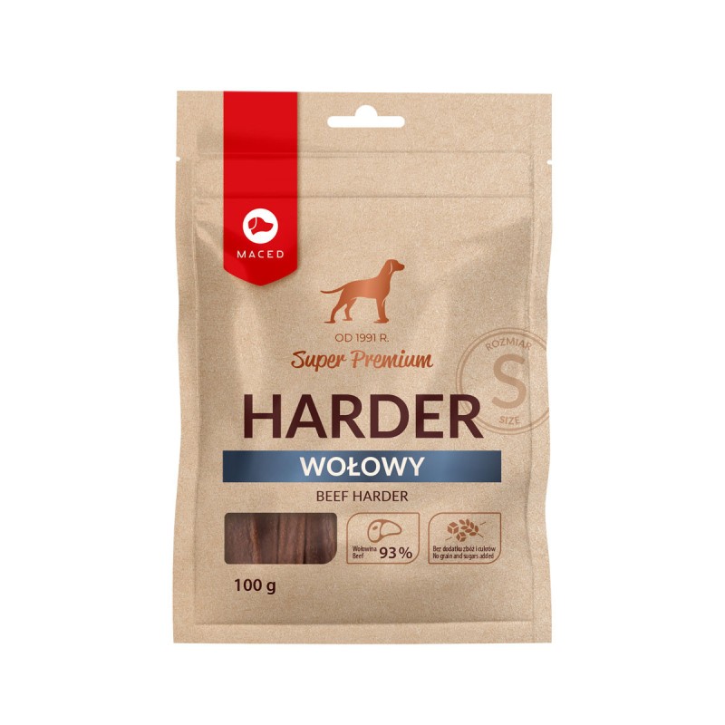 MACED Smart Plus Harder wołowy - Rozmiar S 500g