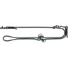 TRIXIE Soft Rope Smycz regulowana dla psa - czarny/szary